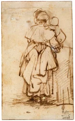 Woman with a Child on Her Lap, 1640s