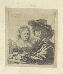 Self-portrait with Saskia