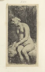 Seated Nude Woman Recueil de quatre-vingt-cinq estampes originales (series title)