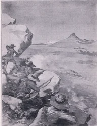 Boers firing on General French