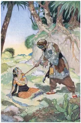 He began to beat her so badly that she cried out for help