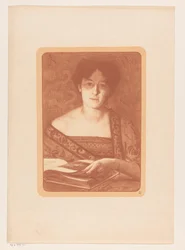Woman Leafing Through a Book