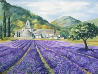Lavender Field Serenity