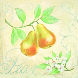 Pears and Blossoms