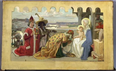 The Adoration of the Magi (preparatory study)