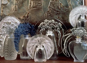 Perfume flacon in glass