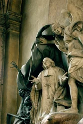 Detail of the tomb of Jean Baptiste Joseph Languet de Gergy
