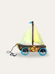 Whimsical Toy Sailboat