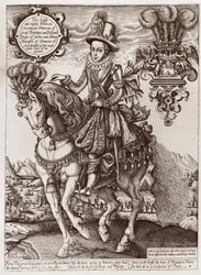 Charles I as Prince of Wales on Horseback, from 