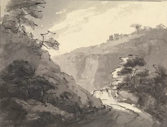 Landscape with Road in Foreground