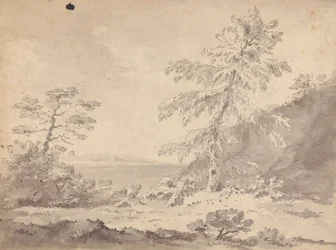 Two Trees in a Landscape