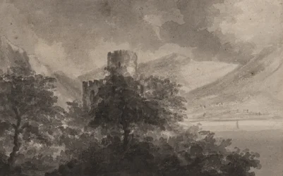 Wooded Lakeland Castle: Capriccio, 1804