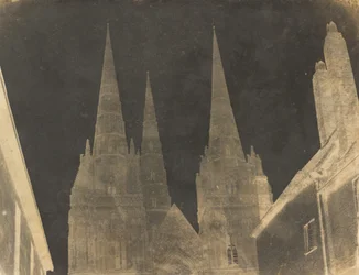 Study of the Spires of Lichfield Cathedral
