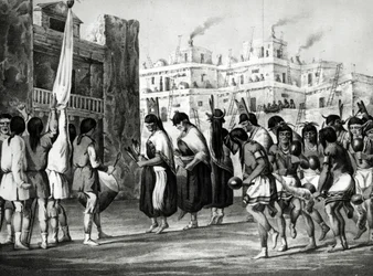 Buffalo Dance at Pueblo de Zuni, New Mexico, from 