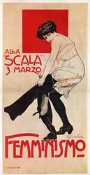 A Feminist Meeting at La Scala on 03/03/1906