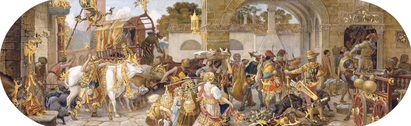 A Florentine Festival: The Arrival of The Provisions