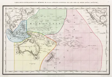 Map of the Pacific Ocean
