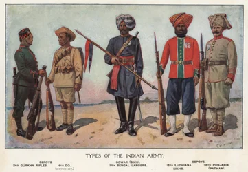 Soldiers of the Indian army