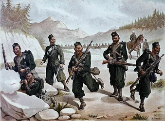 The 3rd Gurkhas Skirmishing, the Anglo-Indian Army of the 1880s