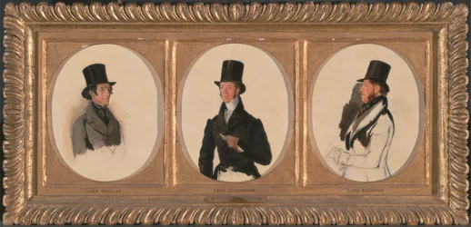 Studies for the Portraits of Lord Eglinton, Lord Douglas and Lord Stradbroke in 