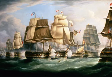 The Battle of Trafalgar, 21st October 1805, The Middle of the Day