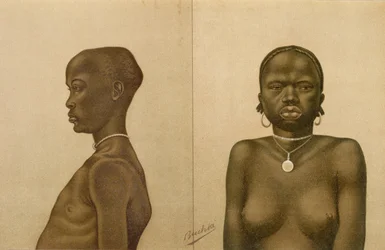 Waganda Boy and Dinka Girl, from 