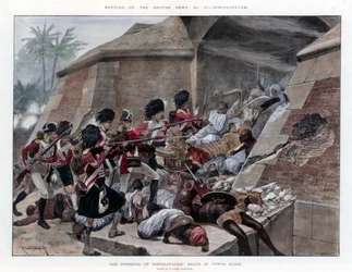 The Storming of Seringapatam Resulting in the Death of Tippu Sultan