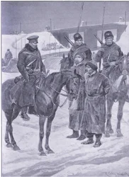 Arrest of Japanese Spies Disguised as Coolies