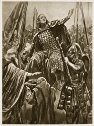 The Elevation of Edward the Elder at His Coronation at Kingston-on-Thames, Whitsunday