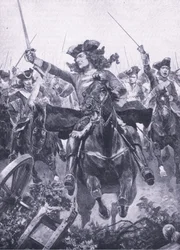 The Duke of Marlborough at the Battle of Oudenarde, 11th July 1708