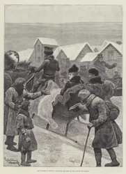 The Famine in Russia, Peasants begging in the Towns of Kazan