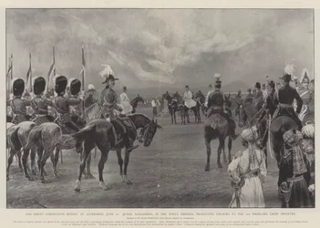 The Great Coronation Review at Aldershot, 16 June, Queen Alexandra, in the King