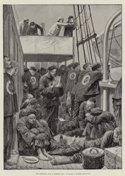 The Impending War in Eastern Asia, on Board a Chinese Troop-Ship