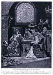 The Murderers of Becket Depart on Their Errand