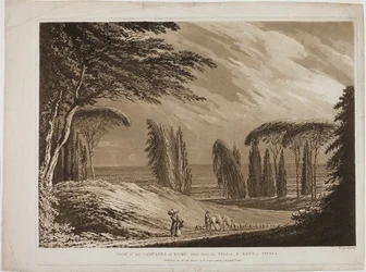 View of the Campagna of Rome