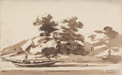 Boatman in a Punt