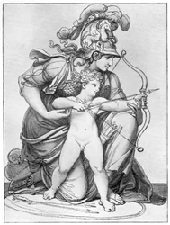 Minerva Directing the Arrow of Cupid