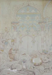Fantasy in an Egyptian Harem, 1865