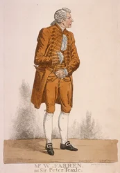 The Actor William Farren as Sir Peter Teazle