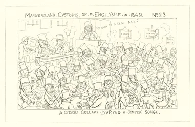 A Cider Cellar during a Comic Song (1849)