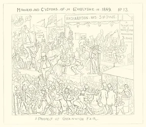 A prospect of Greenwich Fair (1849)