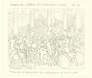 The Public Excitement on the Appearance of Miss Lind