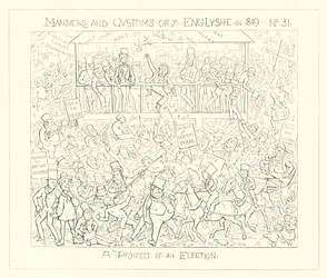 The prospect of an Election (1849)