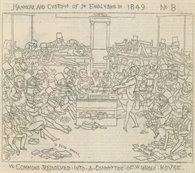 Manners and Customs of the English in 1849: The Commons resolved into a committee of the whole house