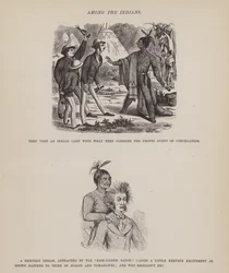 Page from The American Tour of Messrs Brown, Jones and Robinson (engraving)