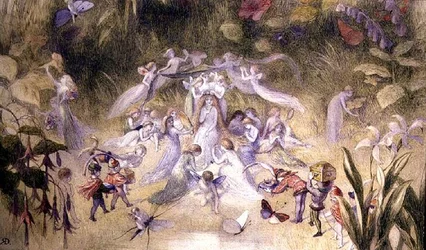 The Toilet of Titania, c.1870