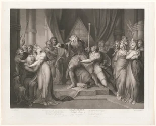 Lear Casting out his Daughter Cordelia