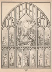 The West Window of the Chapel, New College Oxford