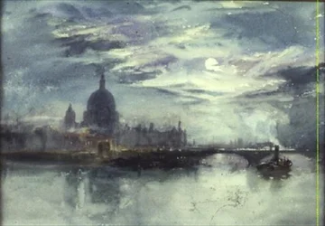 View of the Thames with St. Paul