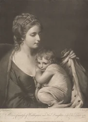 Maria, Countess of Waldegrave, and Her Daughter Lady Elizabeth Laura